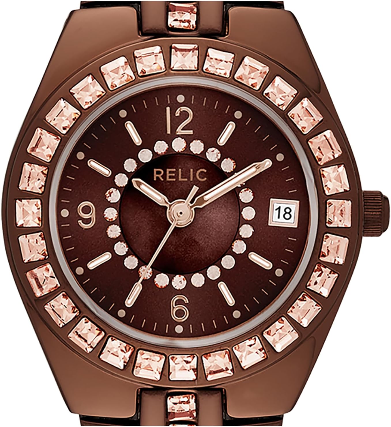 Orologio Elegante Queen's Court Cinturino in Pelle