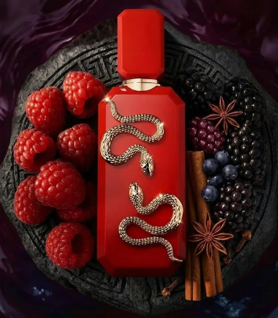 French Avenue Veneno Scarlet Eau de Parfum Unisex 100ml + Atomizzatore Ricaricabile Drikanbest 5ml in Omaggio – Profumo Arabo Dolce e di Lunga Durata