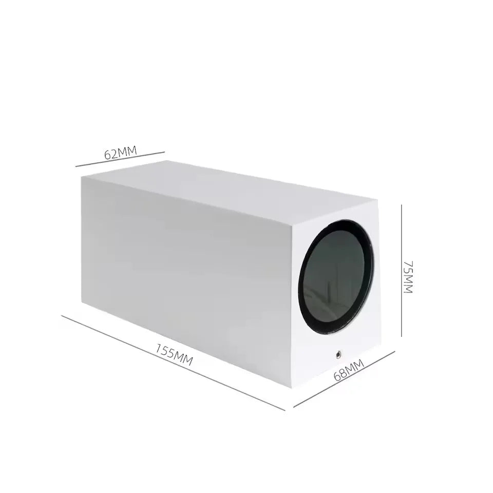 GU10 Base Outdoor Waterproof Wall Lights Garden Porch Wall Lighting LED Wall Lamps AC86-265V Indoor Bedroom Bedside Decorati