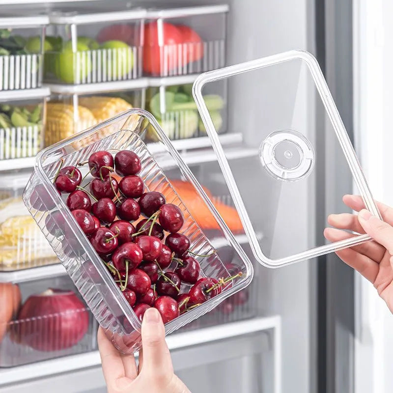 Organizer Frigo Trasparente Set Contenitori