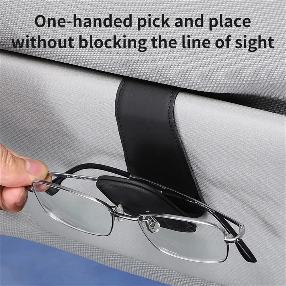 Porta Occhiali da Sole per Auto con Clip Magnetica