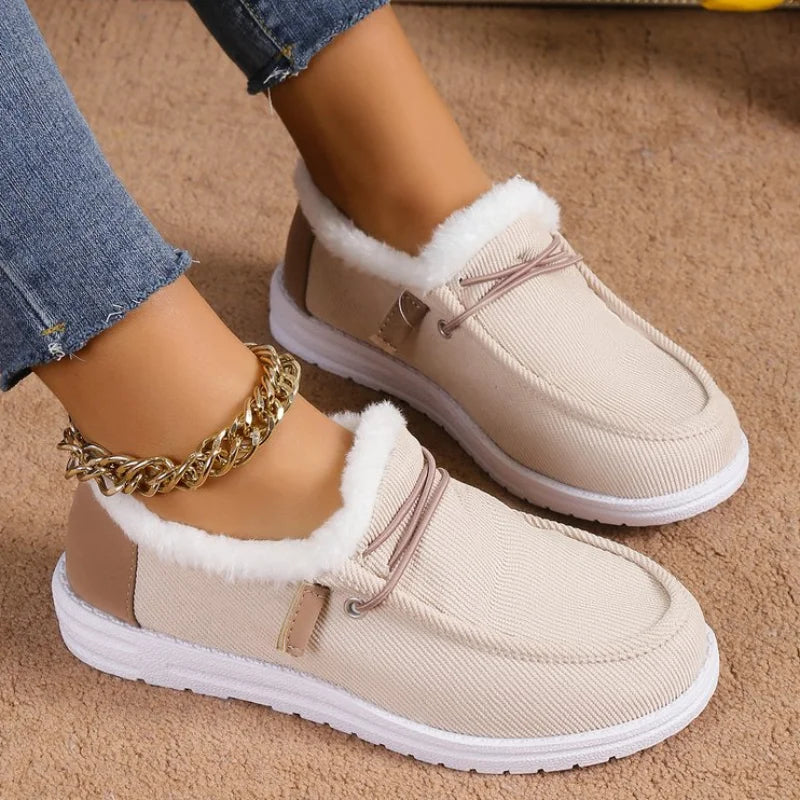 Stivali Casual in cotone stivali invernali nuova piattaforma sportiva scarpe da lavoro moda donna inverno nuovi stivali di peluche caldi di lusso
