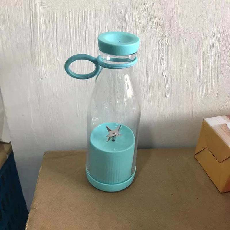 Mini exprimidor de botellas de vino 420ml Mezclador portátil con carga USB Vaso exprimidor multifuncional eléctrico para el hogar
