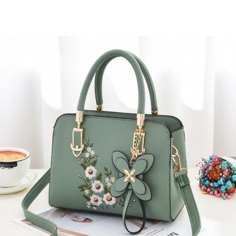 Borsa a tracolla ricamata con ricamo alla moda di alto valore di bellezza nuova borsa a tracolla singola