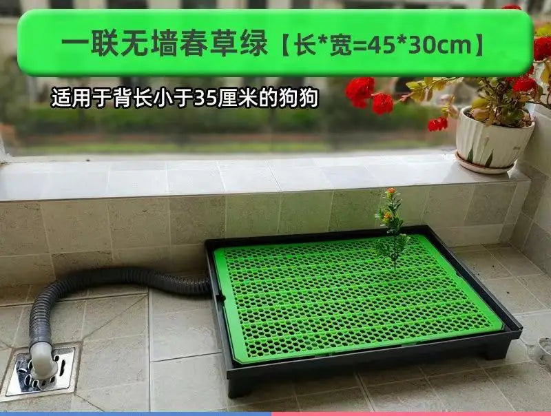Flush Dog Toilet Direct Drainage System Dog Toilet Training Walls Pet Potty Indoor with Drain Pets Urinal Large Medium Supplies