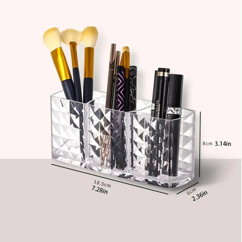 Organizer Trucco Acrilico con Scomparti