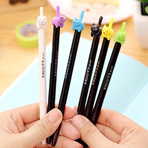 Set 8 Penne Gel a Forma di Gattino