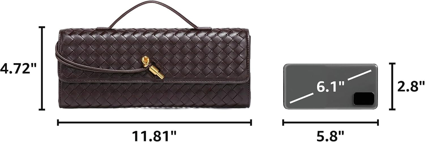 Pochette Intrecciata con Tracolla Trendy