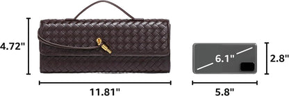 Pochette Intrecciata con Tracolla Trendy