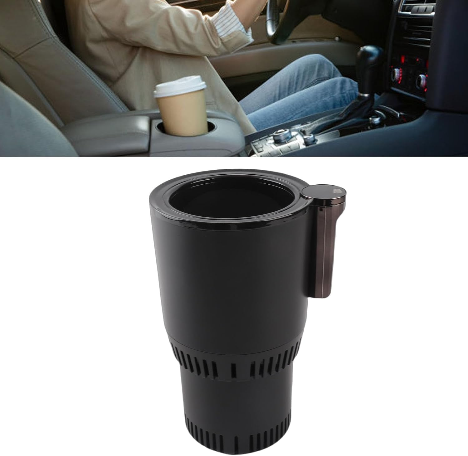 Porta Bicchiere Auto 2 in 1 Riscaldante e Refrigerante