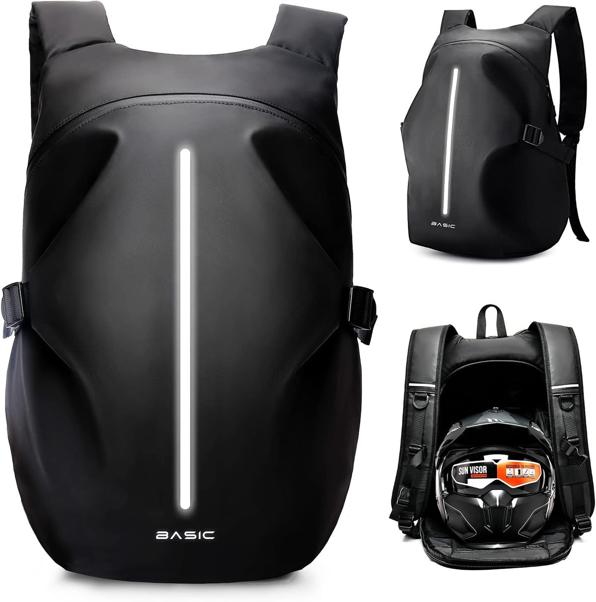Zaino Impermeabile da Moto con Portacasco