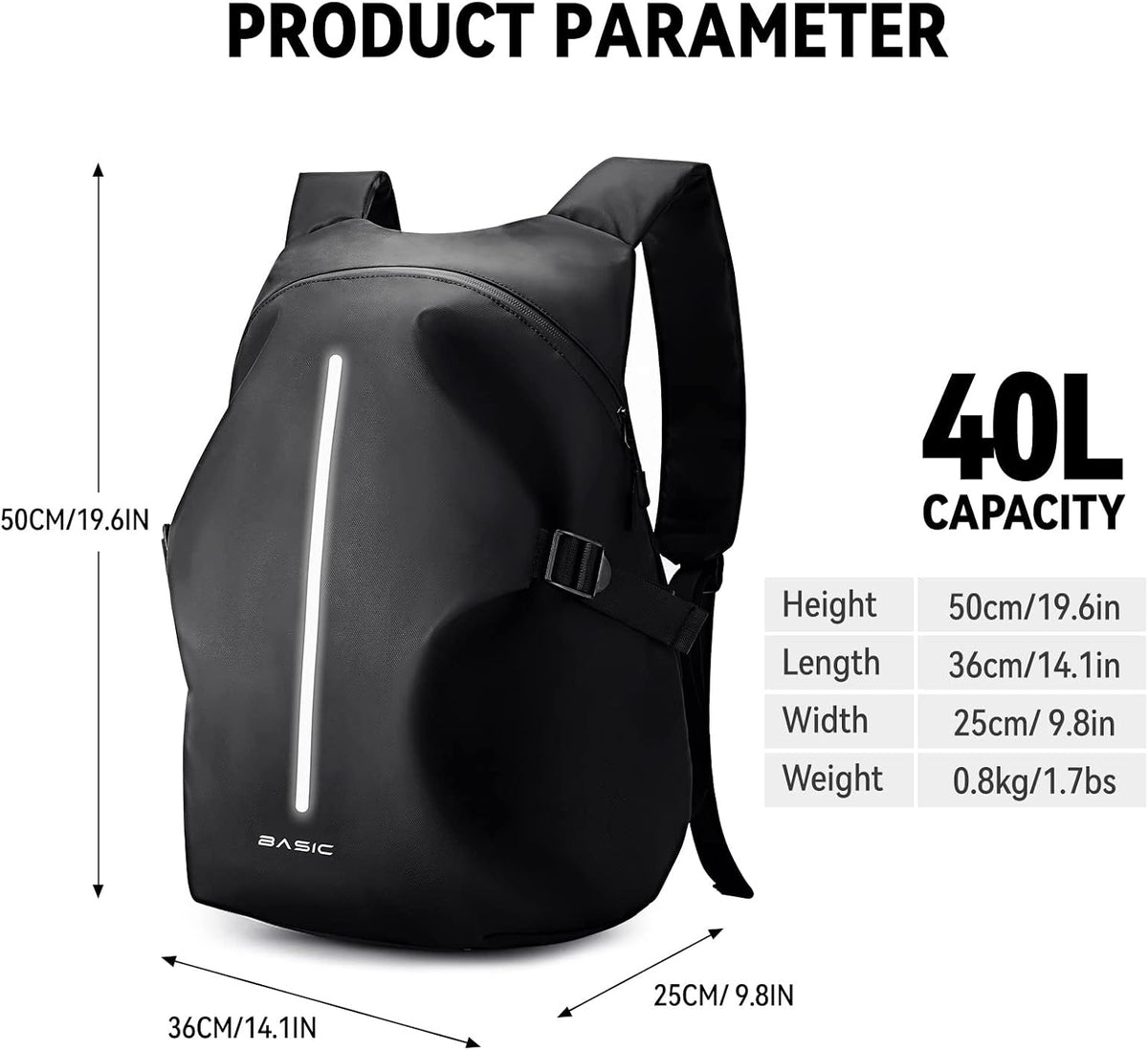 Zaino Impermeabile da Moto con Portacasco