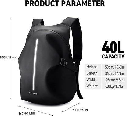 Zaino Impermeabile da Moto con Portacasco