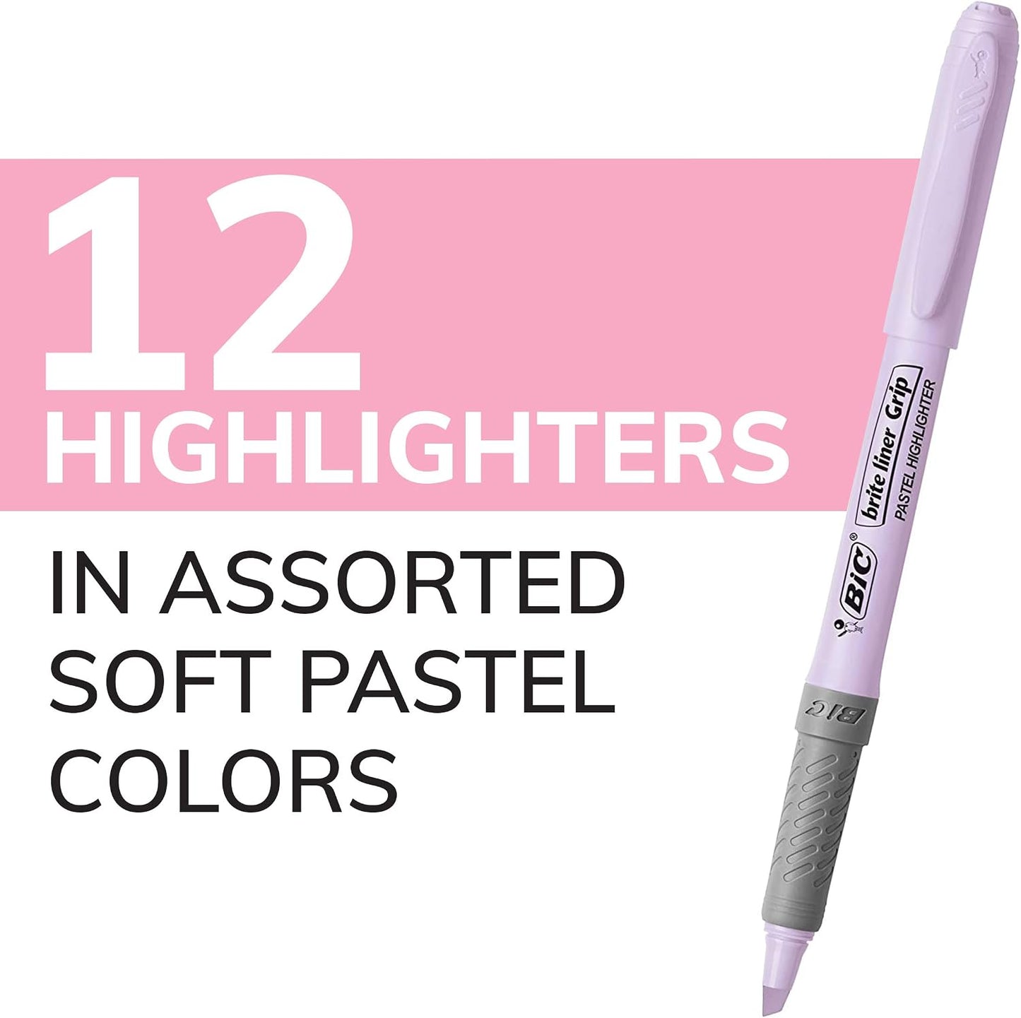 Set 18 Evidenziatori Pastello BIC Brite Liner