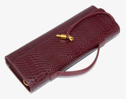Pochette da Sera Intrecciata in Scamosciato