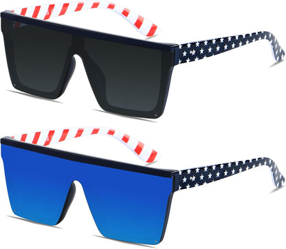 Occhiali da Sole Oversize Squadrati Senza Montatura