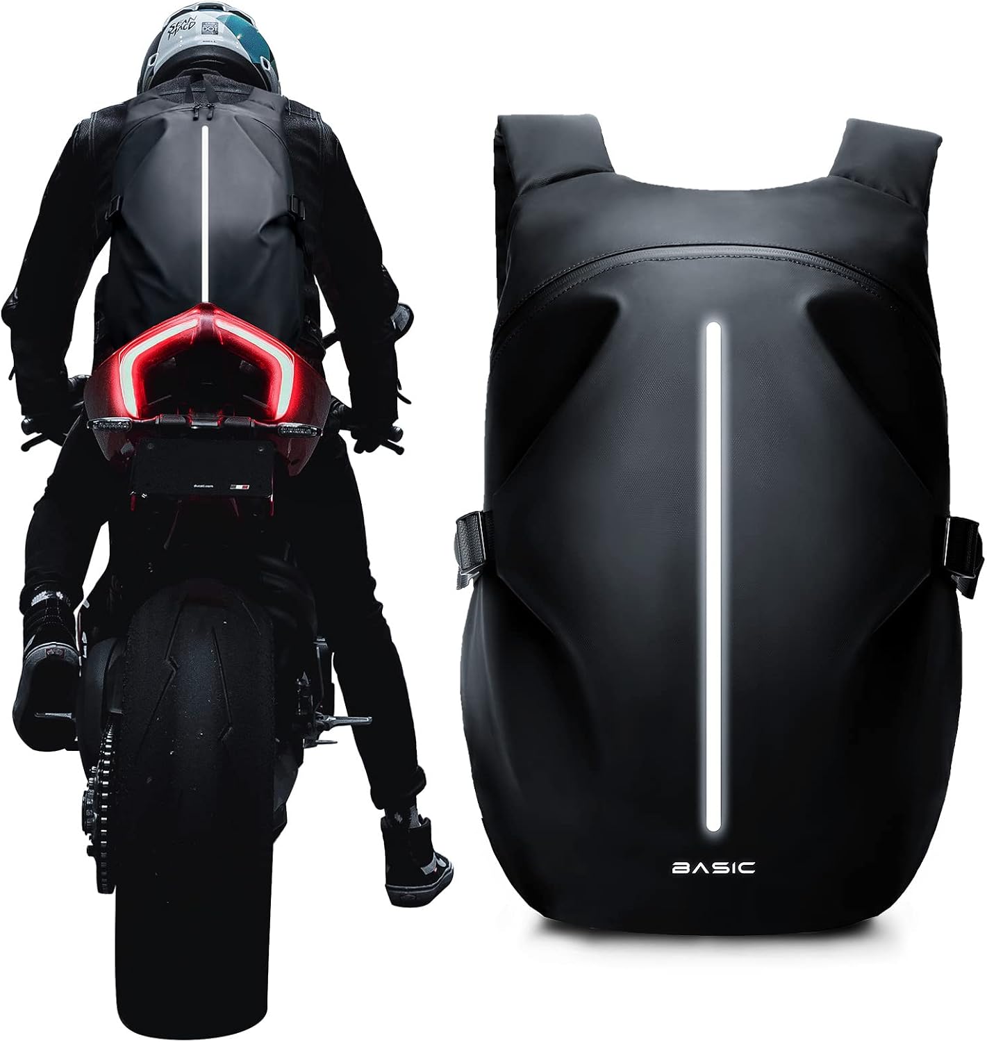 Zaino Impermeabile da Moto con Portacasco