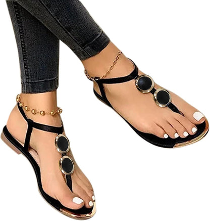 Sandali Zeppa con Fibbia Casual Estivi