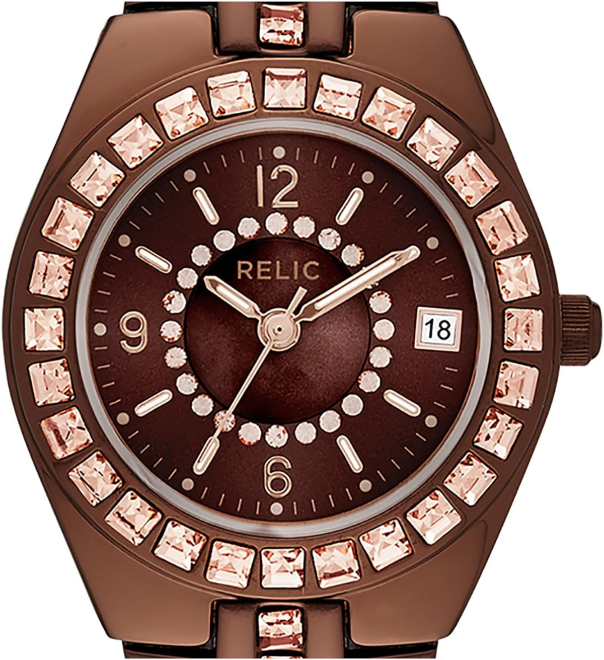 Orologio Elegante Queen's Court Cinturino in Pelle