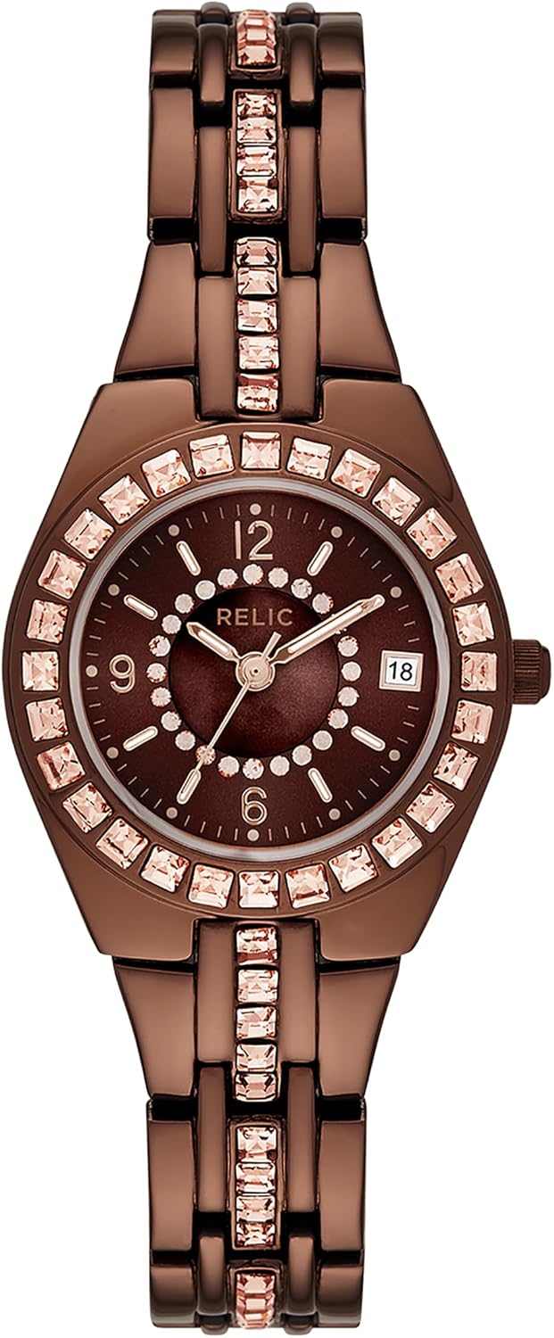 Orologio Elegante Queen's Court Cinturino in Pelle