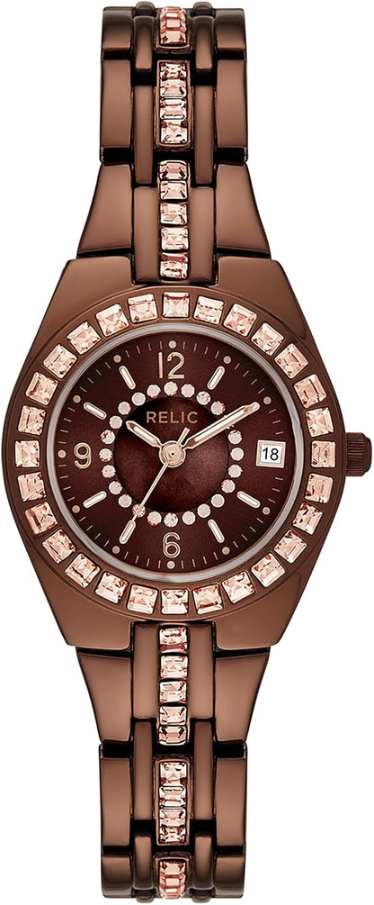 Orologio Elegante Queen's Court Cinturino in Pelle