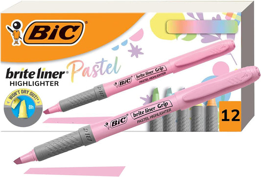 Set 18 Evidenziatori Pastello BIC Brite Liner