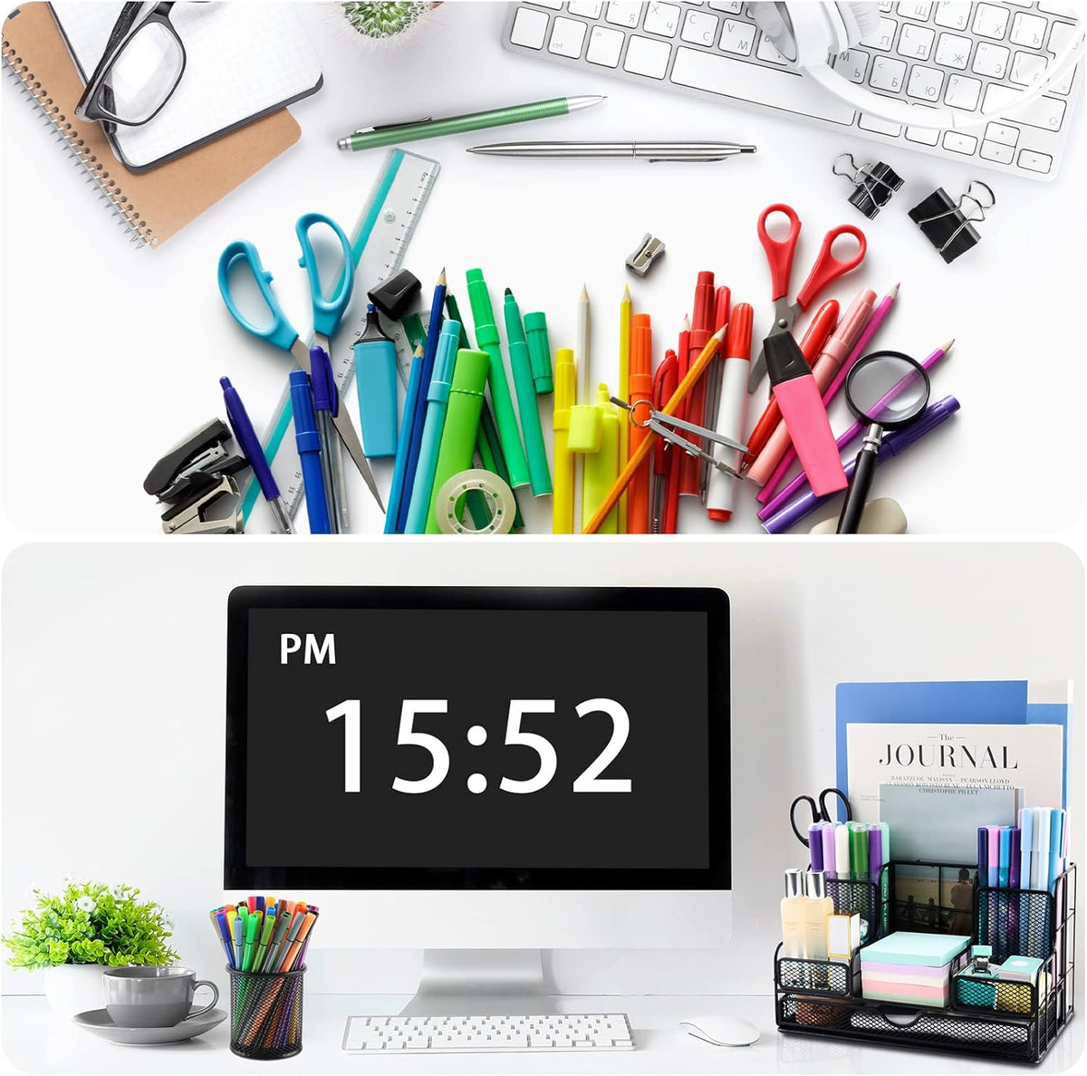 Organizer da Scrivania a Rete con 7 Scomparti
