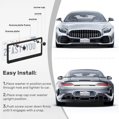 Cornice Targa Auto Strass Glitter