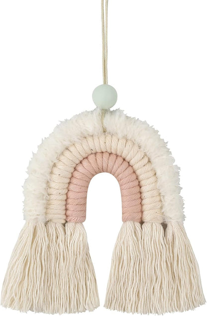 Diffusore Auto Macramè Boho Arcobaleno