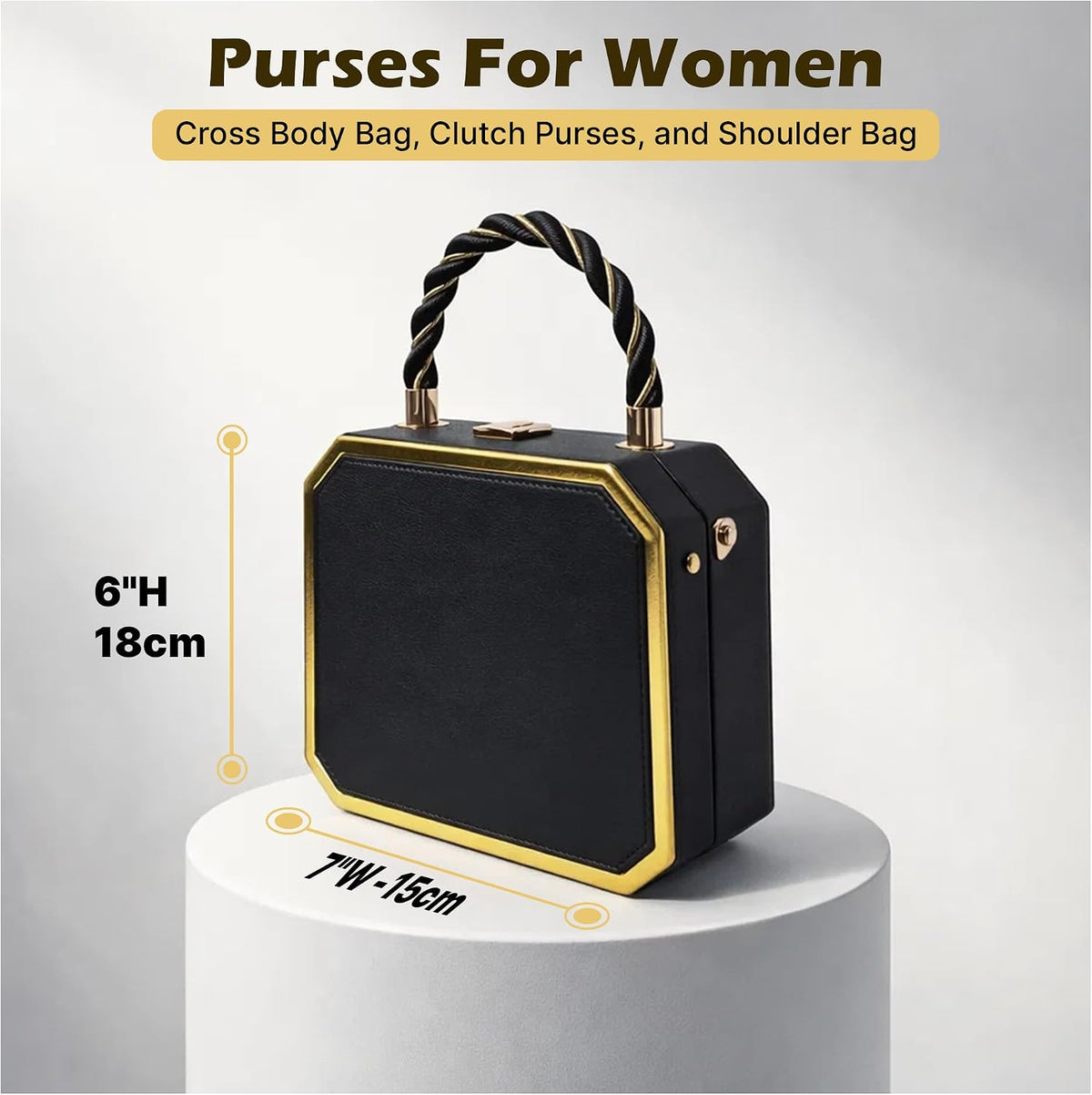 Borsa a Tracolla in Ecopelle Trendy