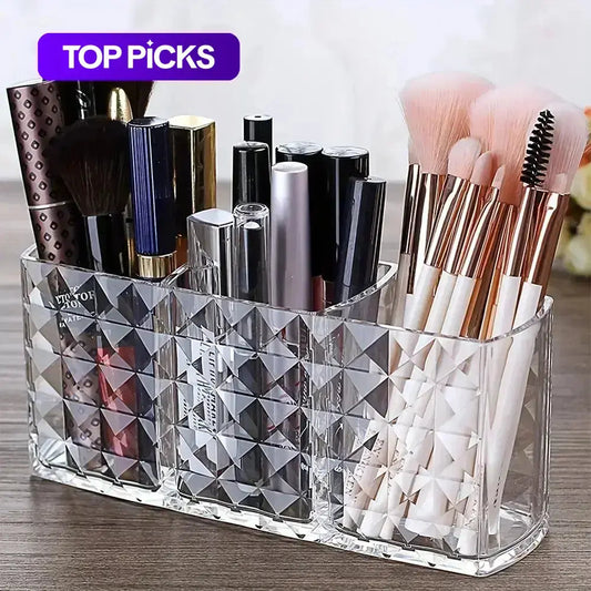 Organizer Trucco Acrilico con Scomparti