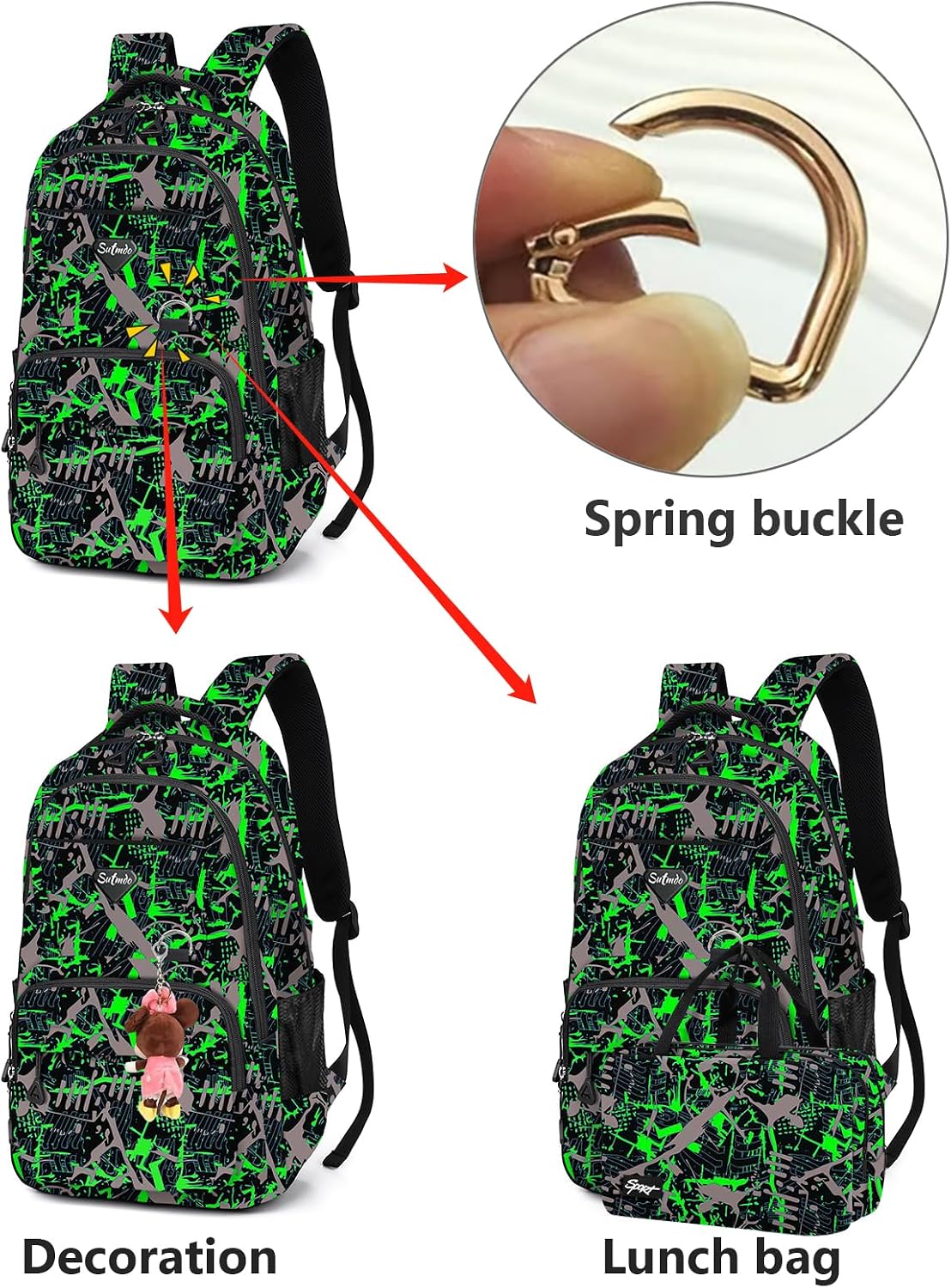Zaino Casual Leggero Porta Laptop 15"