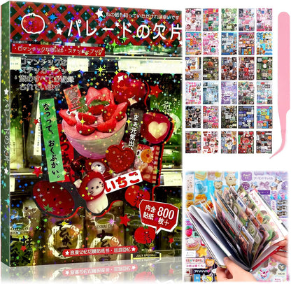 Set 800 Adesivi Stile Y2K Kawaii Coreano
