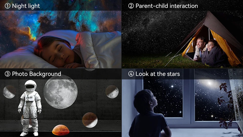 Proiettore Galassia 12in1 Cielo Stellato Bluetooth