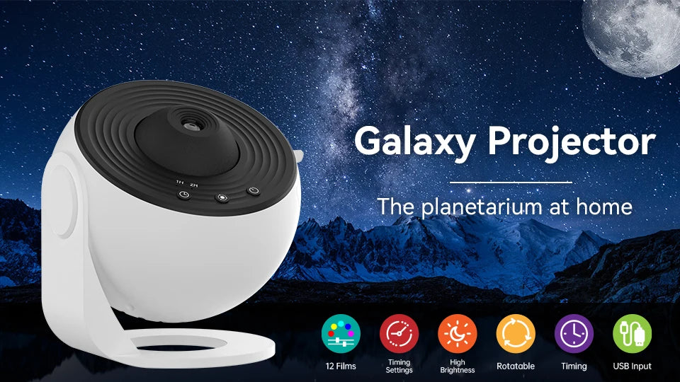 Proiettore Galassia 12in1 Cielo Stellato Bluetooth