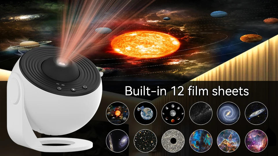 Proiettore Galassia 12in1 Cielo Stellato Bluetooth
