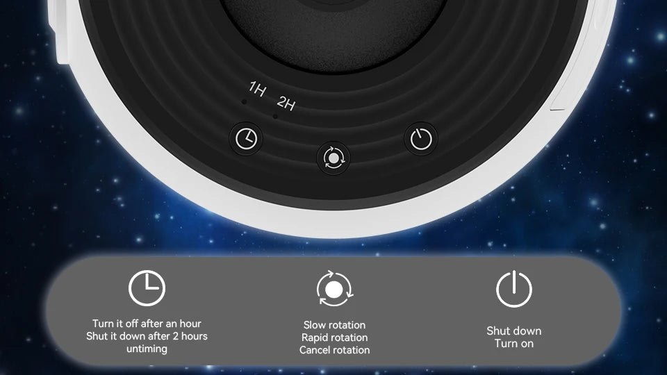 Proiettore Galassia 12in1 Cielo Stellato Bluetooth