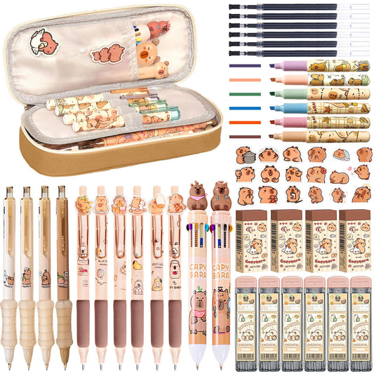 Set Cancelleria Capybara Completo con Astuccio