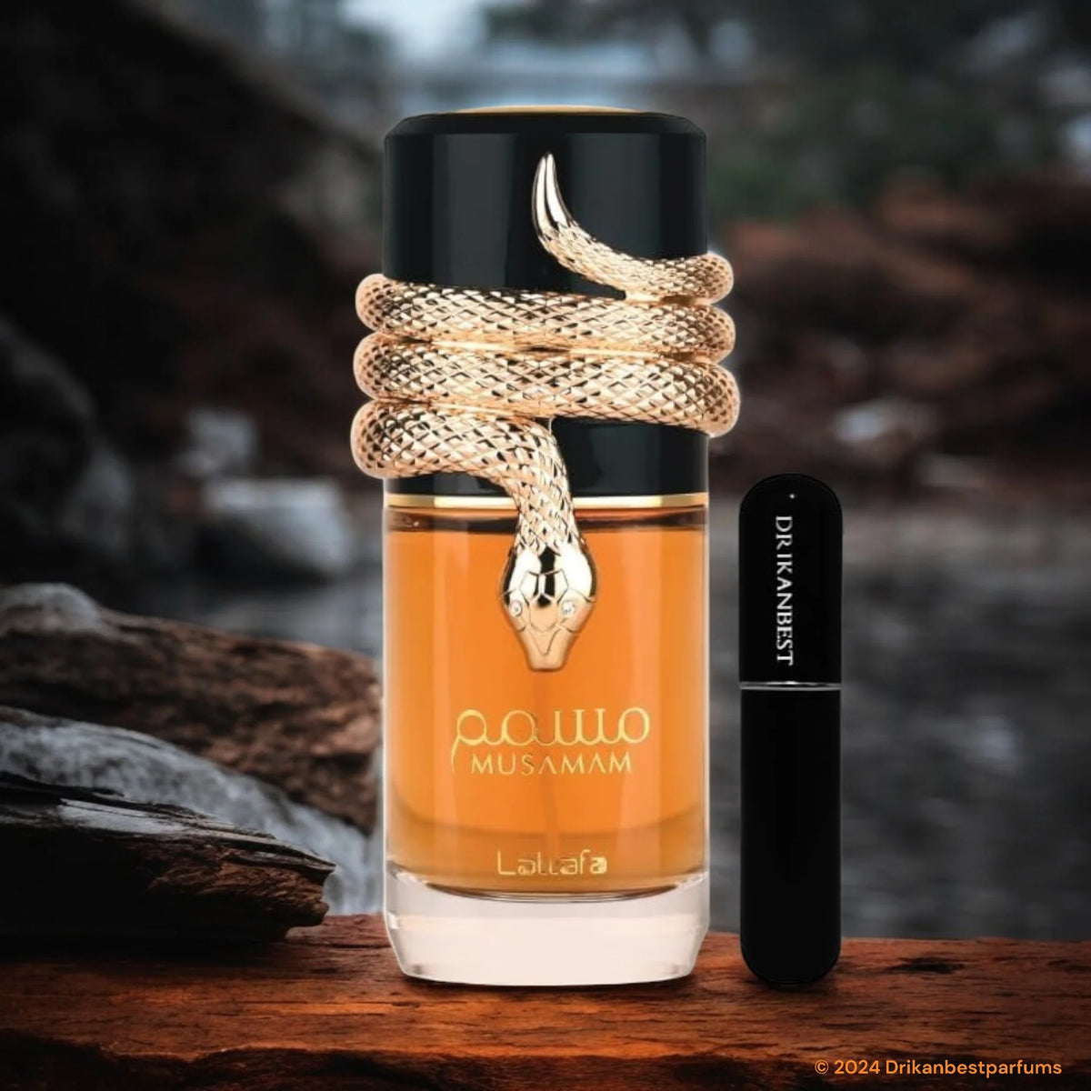 Musamam black perfume luxury unisex perfume 100ml+gift atomizer 5ml drikanbest refillable