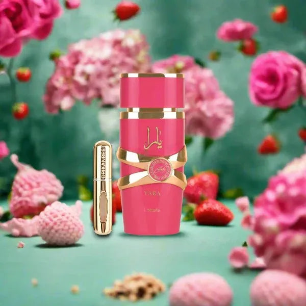 Profumo Yara Candy, Profumo Arabo (ORIGINALE) Fruttato, Dolce, Profumo Alla Vaniglia 100 ml + Atomizzatore REGALO 5ml DR hazırBEST