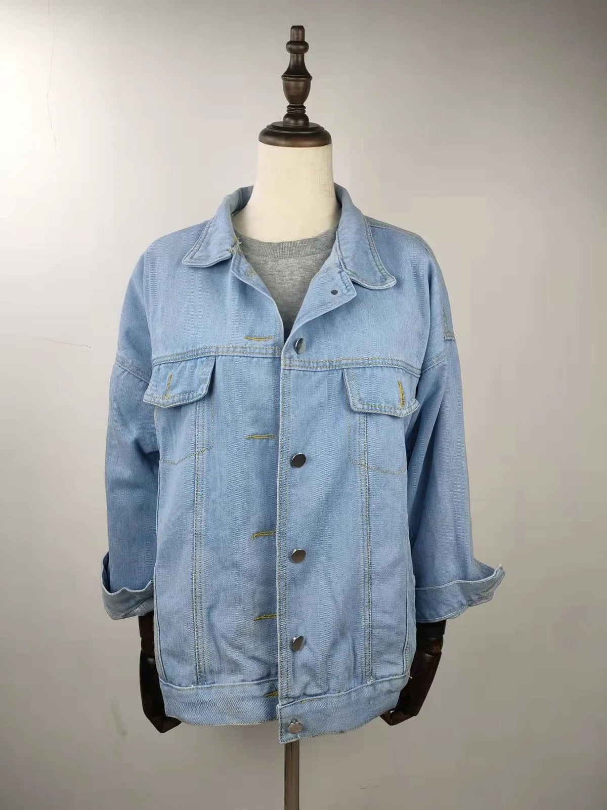 Giacca di jeans Casual per donna, stampa di personalità della ragazza della città, autunno e inverno, vendita calda, commercio estero, nuovo cappotto, all'ingrosso
