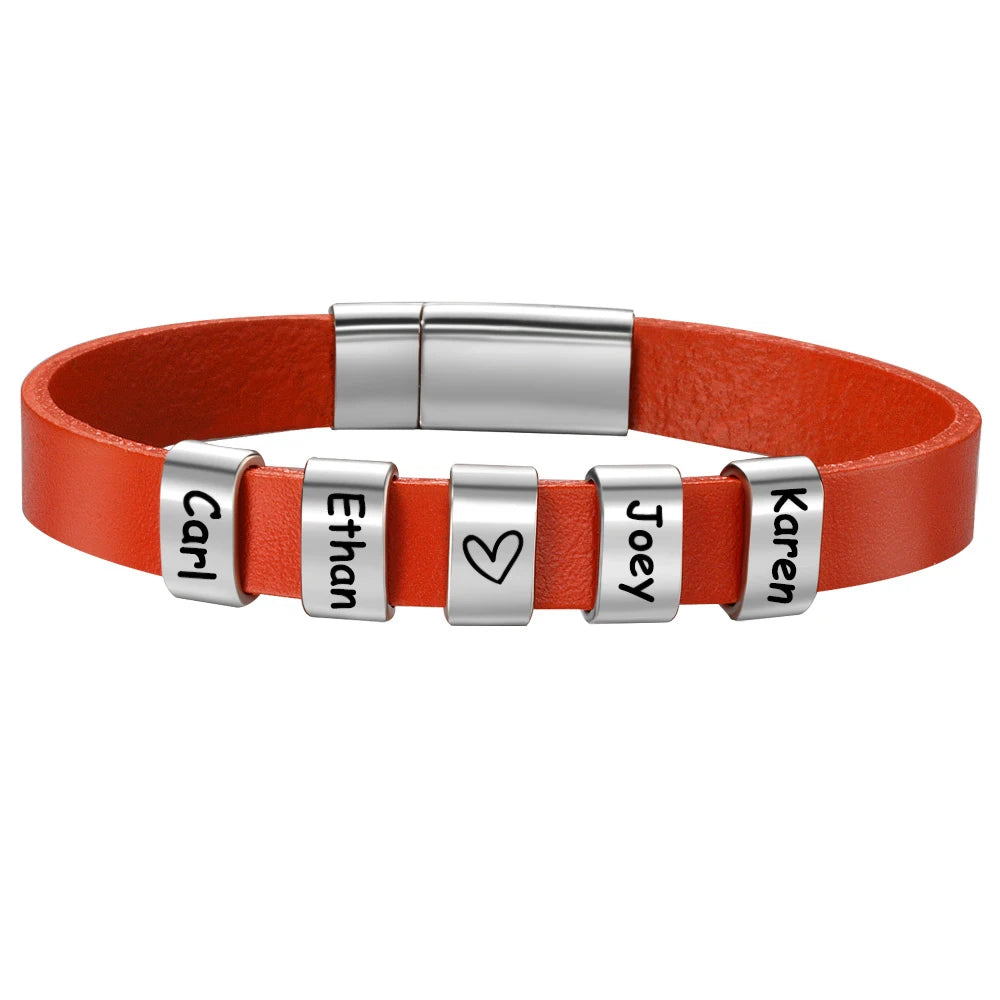 Bracciale Personalizzato Pelle 2