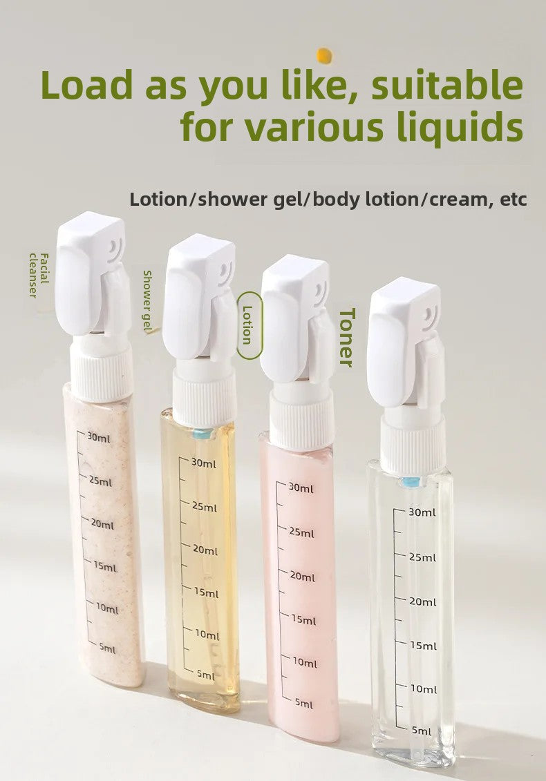 4 In 1 Travel Dispenser Portable Travel Bottles Leak Proof Leakproof Travel Container For Perfume Shampoo Conditioner Lotion