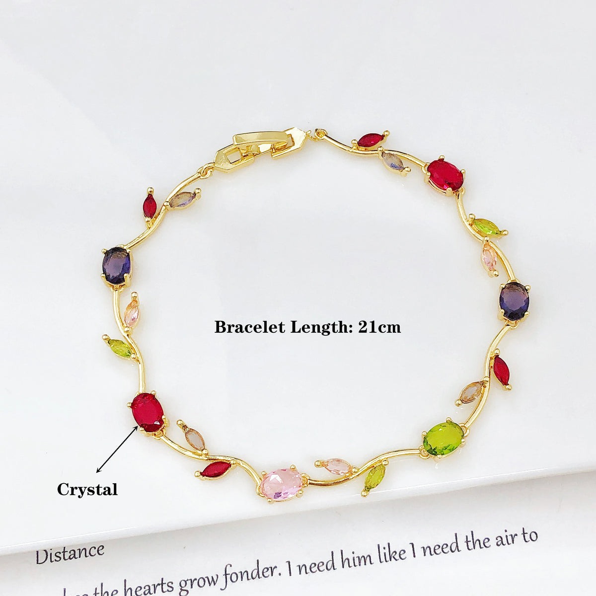 Set di Gioielli 3 Pezzi Lussuoso con Bracciale, Collana e Orecchini a Foglia, Vite e Fiore in Cristallo e Strass, Colorato e di Tendenza, per Donna, Regalo per Feste