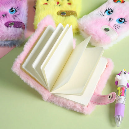 Diario Kawaii in Peluche con Portachiavi