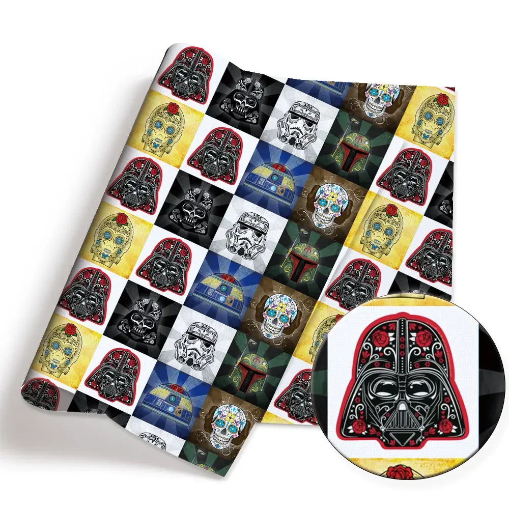 140x50CM Cartoon printed fabric  DIY star wars Cartoon Polyester/100Cotton/satin Fabric Patchwork Tissue Kid Sewing Doll Curtain