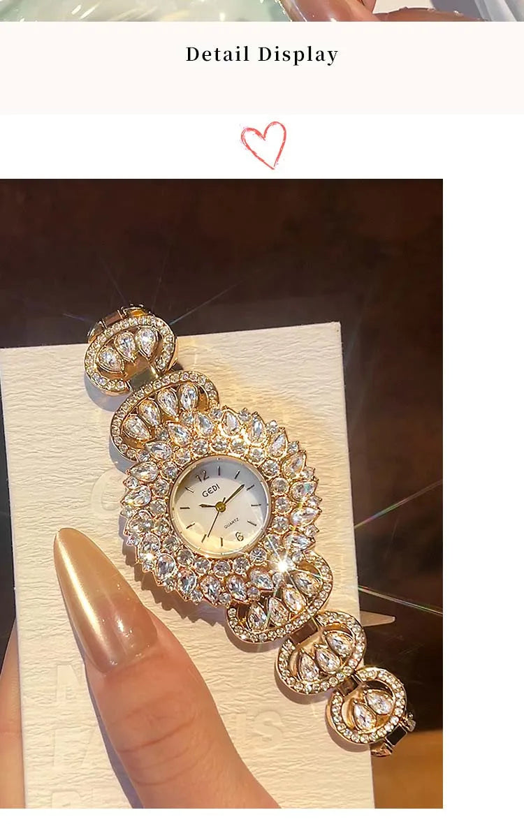 GEDI Orologi da donna Cielo stellato Bracciale alla moda Madre - di - Perla Regali da donna di lusso squisiti Orologio al quarzo da donna