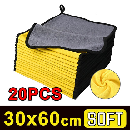Set Panni Microfibra Lavaggio Auto (10-20 pezzi)