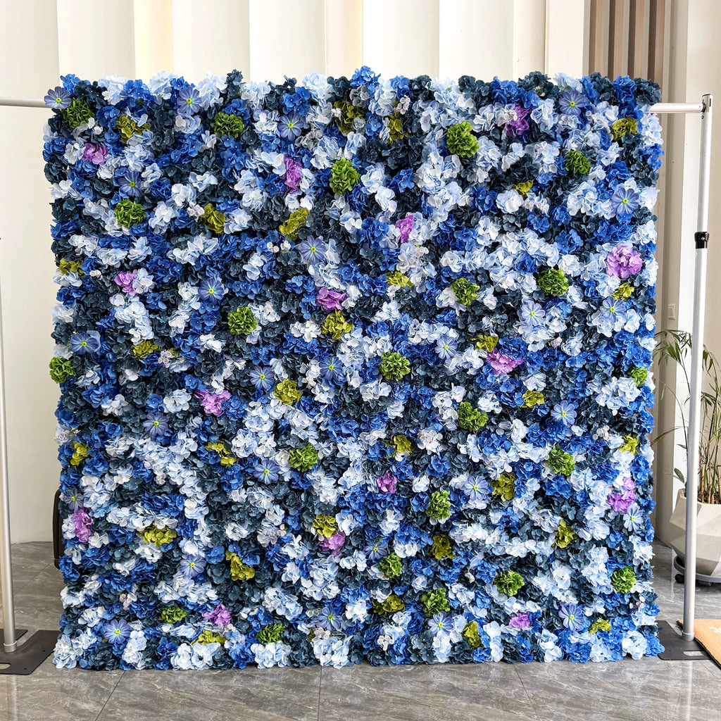 Creative Wedding Wall Decorative Wall Panels Pink Roses Rolled Up Flower Wall Background