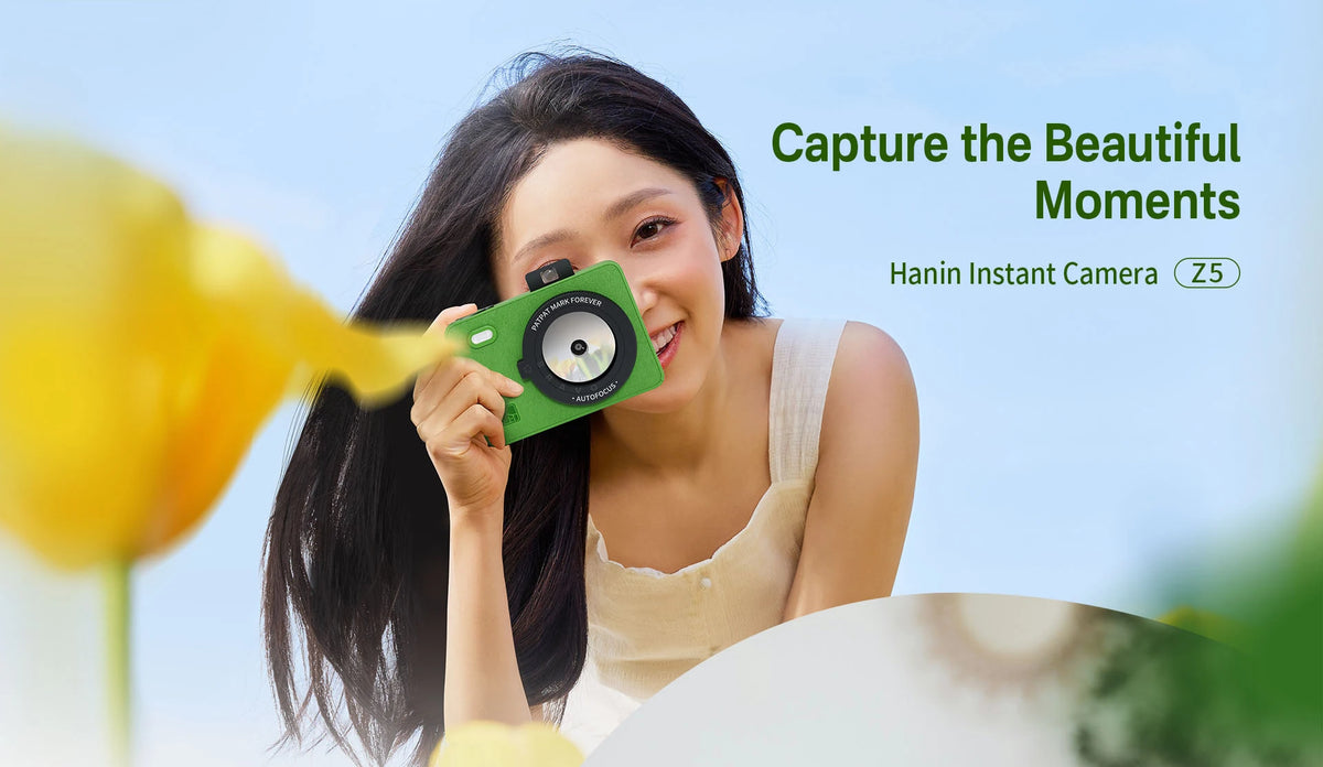 HPRT Z5/Z5S Instant Camera 300DPI Portable Mini Color Photo Printer Instant Camera Machine